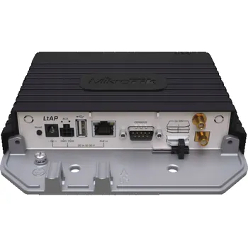 MikroTik LtAP LR8G LTE6 kit, Wi-Fi 2,4 GHz b/g/n, 3/4G (LTE), 2,5 dBi, 3x SIM slot, GPS, LoRa, LAN, L4
