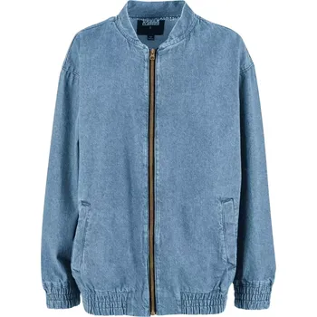 Dámská bunda URBAN CLASSICS TB7131 NEW LIGHT BLUE DIRTY WASHED XXXL