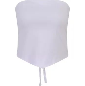 Dámské tílko URBAN CLASSICS TB6872A WHITE/BLACK XL