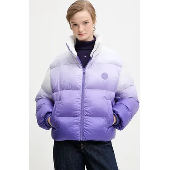 Bunda Hugo Blue Flamini-1_B fialová barva, zimní, oversize, 50543604 45X, vel. S