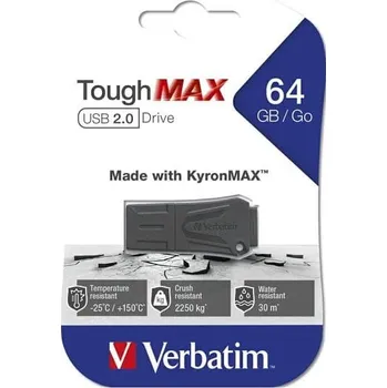 USB flash disk USB flash disk Verbatim ToughMAX 64 GB USB 2.0 černý