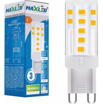 Žárovka ŽÁROVKA MAX-LED G9 7W 600 lm studená bílá