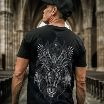 Pánské tričko tričko hardcore pánské - GARGOYLLE - HYRAW - 254TS03 - 4XL