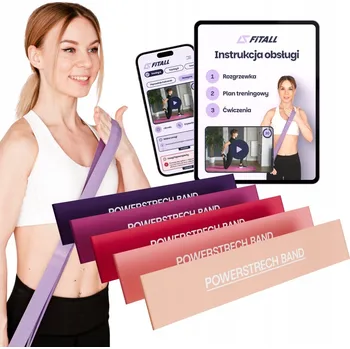 SADA 5 ODOLOVÝCH GUM NA CVIČENÍ MINI POWER BAND