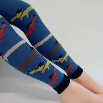 Dámské punčochy Dětské punčochové legíny Jezevčík - 92-98 / modrá