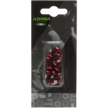 Vrták Ashima Steel šrouby na kotouč červené 12 Ks