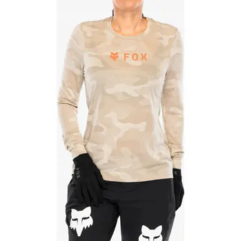 Pánská móda Mikina cyklistická mikina Fox Ranger Tru Dri LS Jersey - krémová S