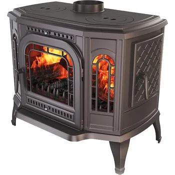 Krbová kamna KAWMET Litinová krbová kamna P7 PB s varnými plotnami - 10,5 kW ECO