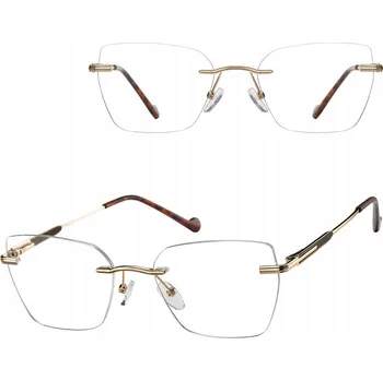 Brýlová obroučka Dámské obroučky Sunoptic kočičí oči zlaté