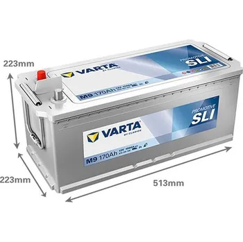 Autobaterie Varta Promotive SLI M9 670104100K182 12V 170Ah 1000A