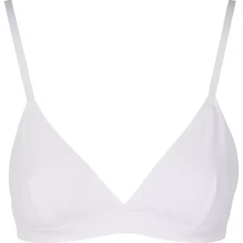 Podprsenka Dámská podprsenka URBAN CLASSICS TB7655A WHITE/WHITE S