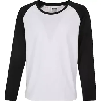 Chlapecké tričko Dětské triko URBAN CLASSICS UCK4539 WHITE/BLACK 158/164