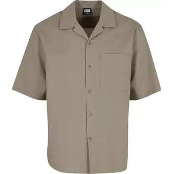 Pánská košile Pánská košile URBAN CLASSICS TB6409 PALE OLIVE XXL