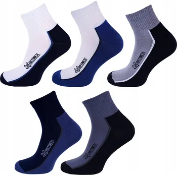 Pánské oblečení Ponožky Martinex bavlněné, bez gumičky, 3/4 délky, vícebarevné, velikost 39-42