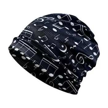 Čepice pro muzikanty - potisk noty