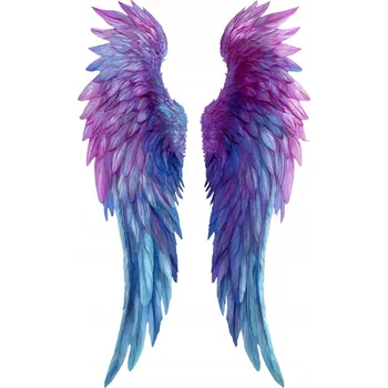 Obraz Samolepka na stěnu do pokoje pro teenagery Velká Andělská Křídla Pozadí pro focení