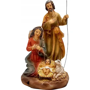 Vánoční dekorace Figurka Betlém Svatá Rodina 8 x 12 cm