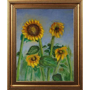 Obraz Plakát Slunečnice v rámu 51 x 61 cm