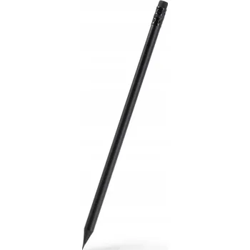 Grafitová tužka Kancelářská/Školní tužka s gumou HB - klasická dřevěná černá