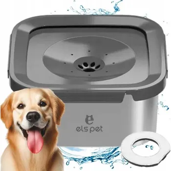 Miska pro psa Jedna kovová miska Els Pet šedá 4,5 l