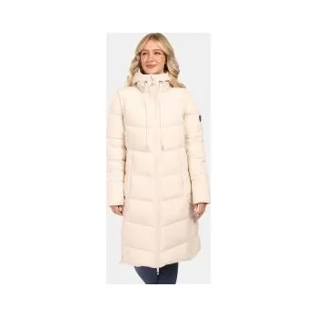 Kilpi SALI-W béžová 38; Hnědá bunda + DÁREK DLE VÝBĚRU!