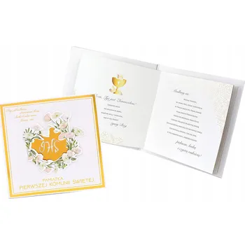 Obraz Památka na První svaté přijímání Kukartka PMB Q-0008 20x20 cm