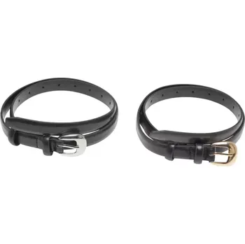 Opasek Dámský pásek URBAN CLASSICS TB7208A BLACK/SILVER/BLACK/GOLD L/XL