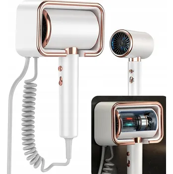 Fén Hotelový Nástěnný Fén LEHKÝ K Bazénu 2000W se DRŽÁKEM VÝKONNÝ