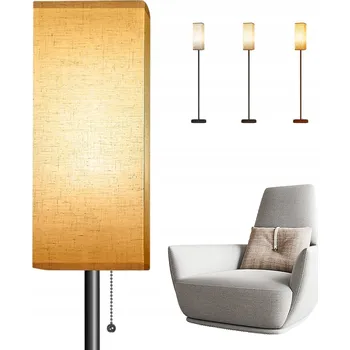 Stojací lampa STOJACÍ LAMPA SE ŽÁROVKOU E27 9W A TŘEMI TEPLOTAMI BAREV