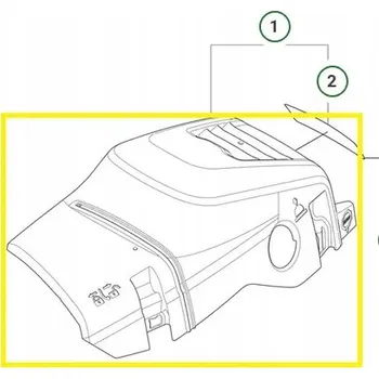 Kryt válce pily 450S Husqvarna