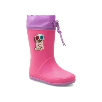 Dívčí holínky Nelli Blu Holínky CA23002B Růžová 25