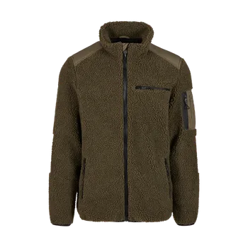 Pánská softshellová bunda Brandit Pánská flísová bunda Ramble Teddyfleece, olivová