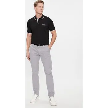 Pánská košile Boss Polokošile Paddy Pro 50469102 Černá Regular Fit XXL