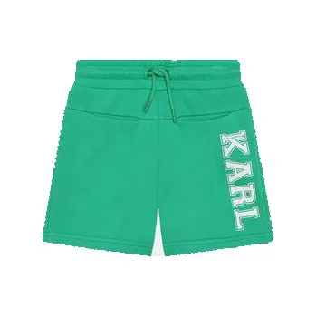 Karl Lagerfeld Kids Sportovní kraťasy Z30025 D Zelená Regular Fit 14Y