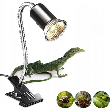 Osvětlení do terária LAMPA PRO PLAZY VYHŘÍVÁNÍ ŽELV ŽÁROVKA PRO DOMÁCÍ ZVÍŘATA 50W