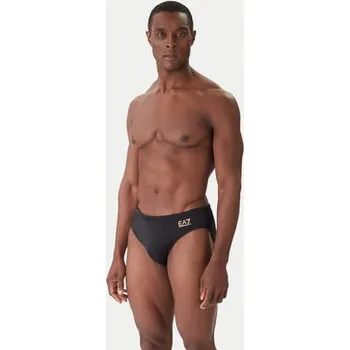 Pánské plavky EA7 Emporio Armani Plavky 7M000501 AF14514 MC004 Černá XXL