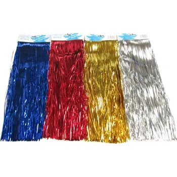 Vánoční ozdoba Lameta, třepení vánoční, modrá