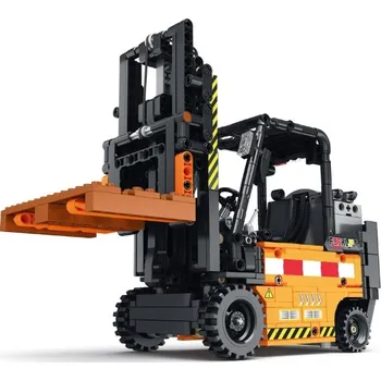 ostatní stavebnice STAVEBNICE REOBRIX VYSOKOZDVIŽNÝ VOZÍK S PALETOU ENGINEERED FORKLIFT DYNAMIC 722 dílů