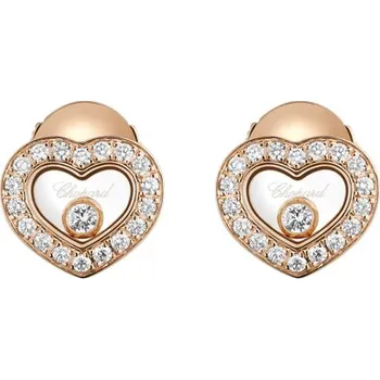 Náušnice Zlaté Náušnice Chopard Happy Diamonds 83A054-5201 2020057