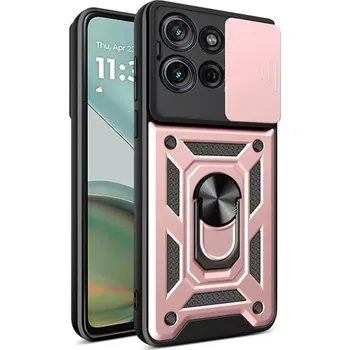 Pouzdro na mobilní telefon Kryt Motorola Moto G75 Techsuit CamShield Pro rose gold