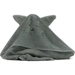 Fillikid Osuška s kapucí animal cat green 75x75cm