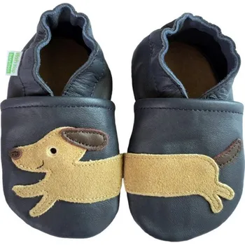 Capáčky Kožené capáčky Hopi Hop barefoot pejsek longi Hopi Hop velikost: L 12-18 m 13 cm