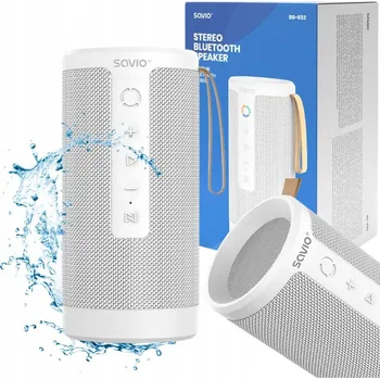 Bluetooth reproduktor Reproduktor SAVIO BS-032 Bluetooth STEREO, 2x5W bílý