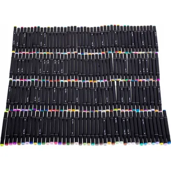 Oboustranný vícebarevný fix / marker Ikonka, sada 168 ks