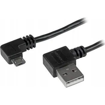 Datový kabel StarTech.com USB2AUB2RA1M USB kabel 1 m, USB 2.0 A na Micro-USB B, černý