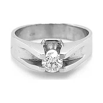 Prsten Zlatý Prsten s Diamantem 2011027