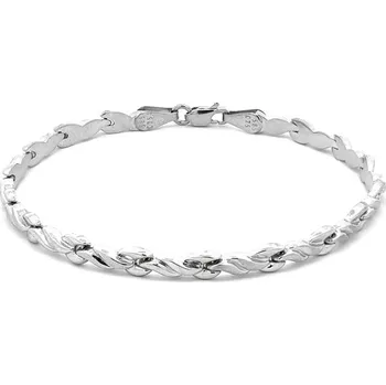 Náramek Dámský Náramek z Bílého Zlata 7010473