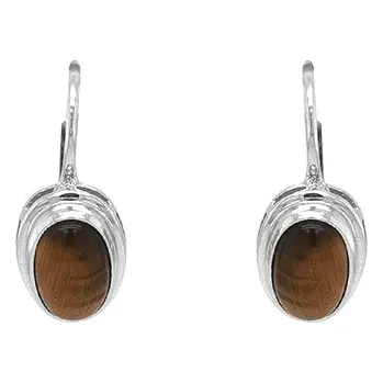 Náušnice Zlaté Náušnice s Tyřím Okem 7121158