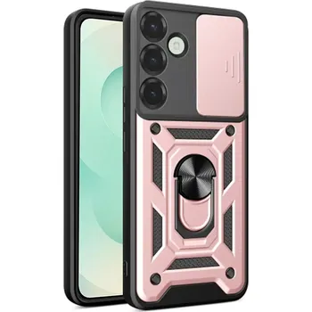 Pouzdro na mobilní telefon Kryt Samsung Galaxy S25 Plus Techsuit CamShield Pro rose gold