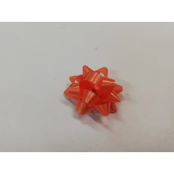 Stuha Dekorační stuha, rozetka mini 2,5 cm - lososová